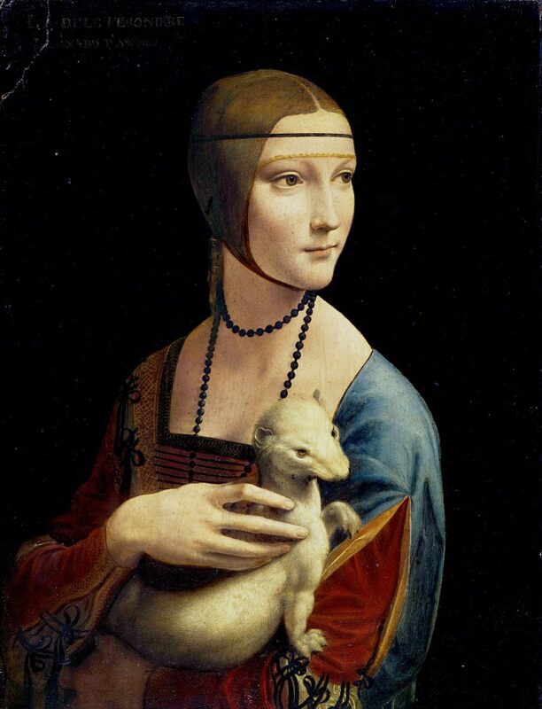 "Дама с горностаем", худ. Леонарда да Винчи