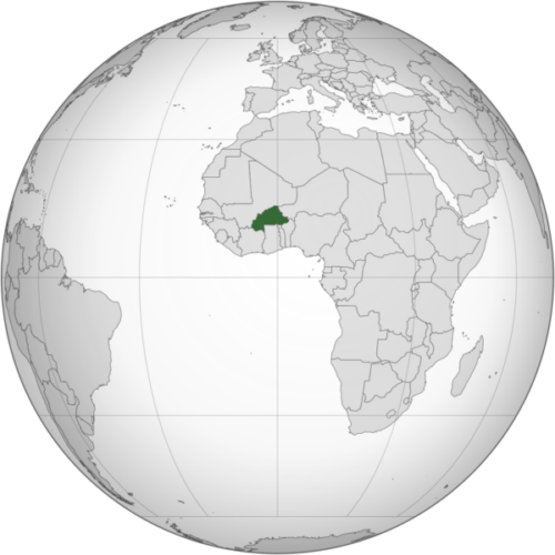 Буркина-Фасо на карте