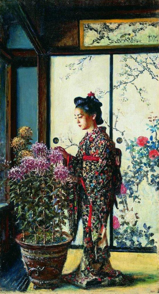 "Японка", худ. В. Верещагин, 1903
