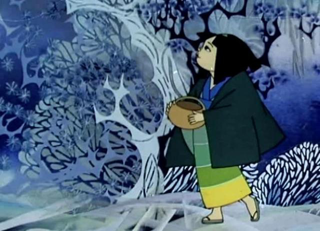 "Земляника под снегом" японская народная сказка