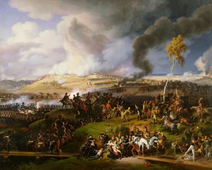 "Бородинская битва", худ. Луи Лежен. Отечественная война 1812 года.