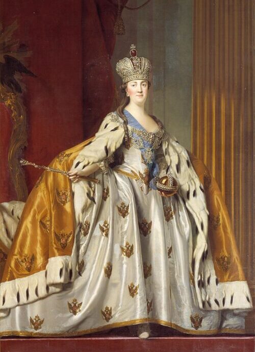 Коронационный портрет Екатерины II, худ. Стефано Торелли