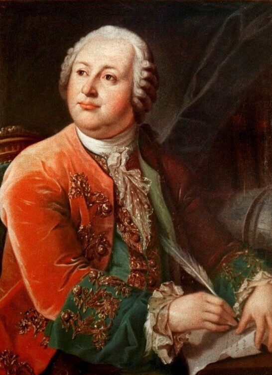 "Портрет М. В. Ломоносова", худ. Л. С. Миропольский, 1787