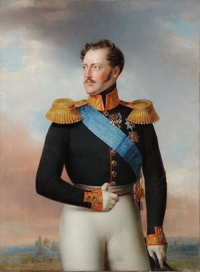 "Николай I в общегенеральском мундире", худ. В. А. Голике, 1843 год