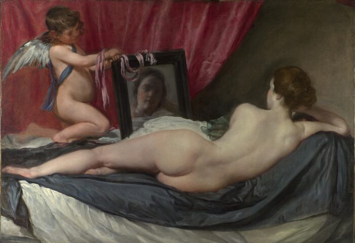 "Венера с зеркалом", худ. Диаего Веласкес