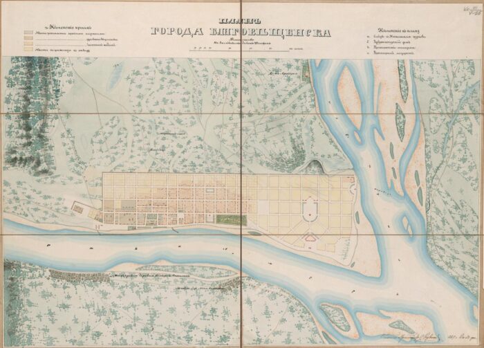 План города 1869 года