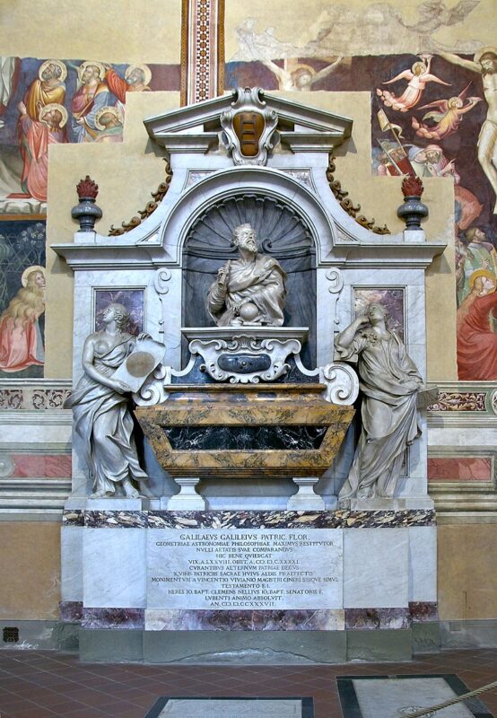 Гробница Галилео Галилея в Базилике Санта-Кроче
