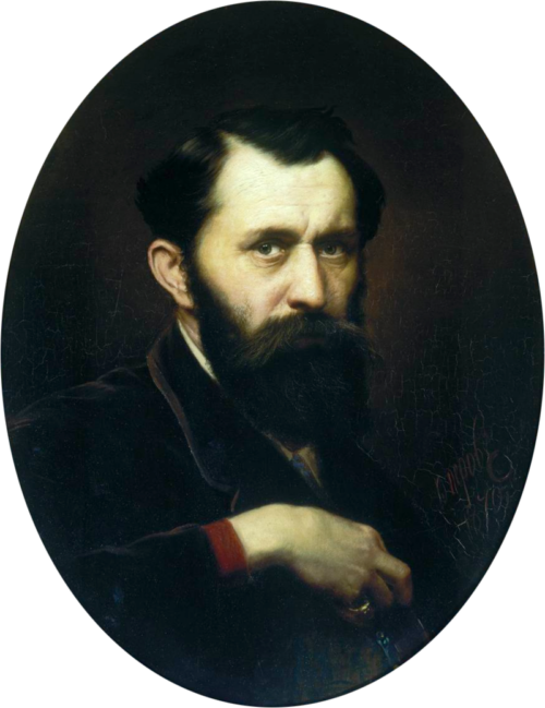 Василий Перов, автопортрет, 1870