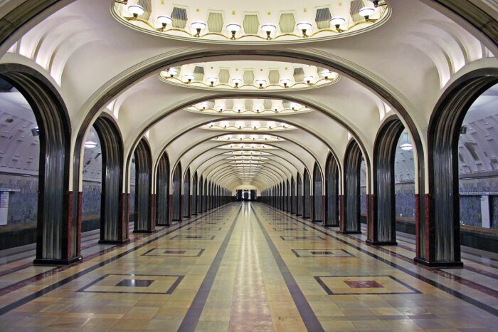 Станция Московского метрополитена "Маяковская"