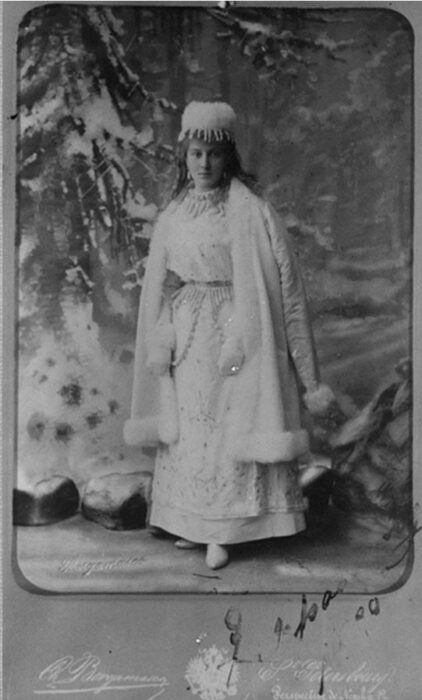 Евгения Мравина в роли Снегурочки. 1900-е. Архив Мариинского театра