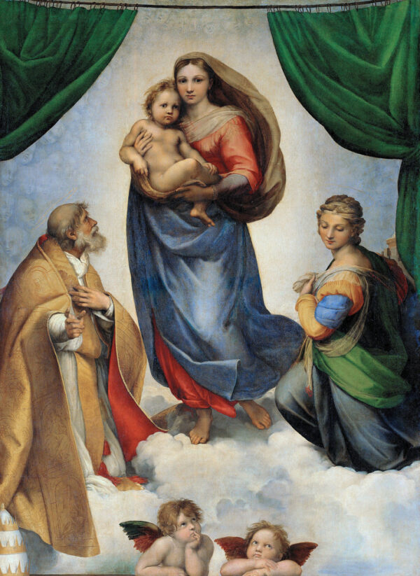 "Сикстинская Мадонна", худ. Рафаэль Санти, 1512—1513