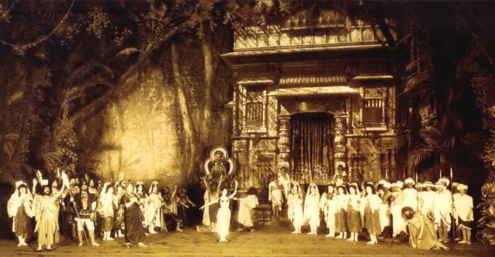 "Баядерка", Мариинский театр, 1900