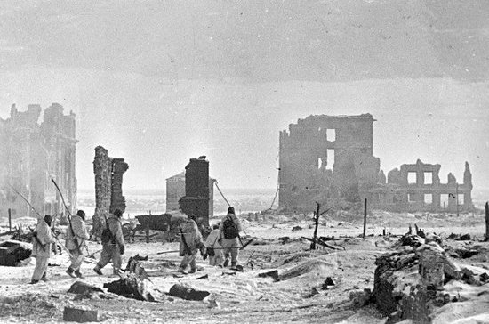 Центр Сталинграда, 2 февраля 1943 года