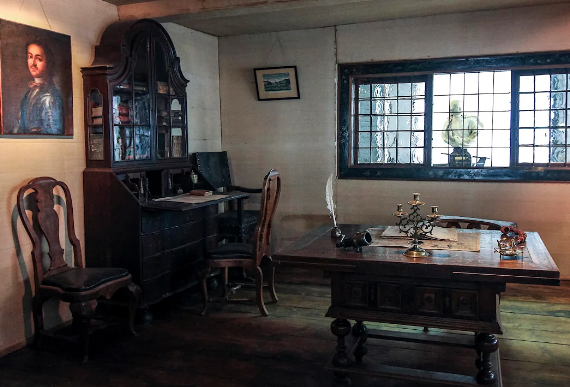 Рабочий кабинет в Домике Петра I