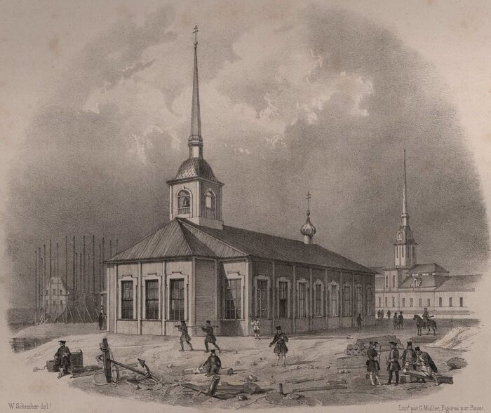 Первая Исаакиевская церковь, 1845 г.