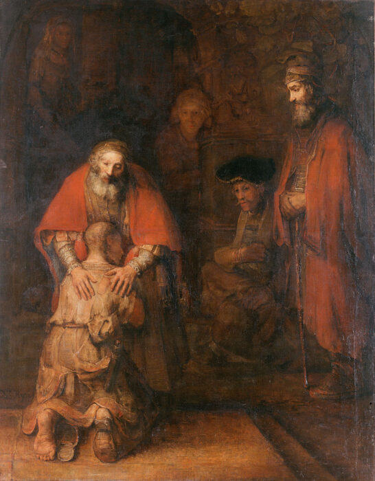 "Возвращение блудного сына", худ. Рембрандт