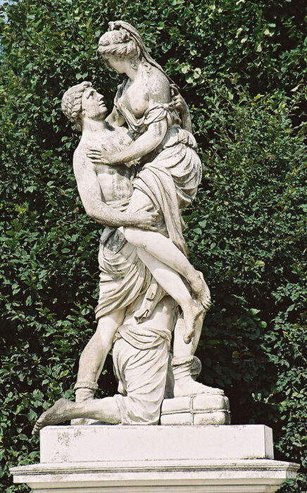 "Похищение Елены", скульптор Вильгельм Байер, сад дворца Щёнбрунн, Вена (Австрия)