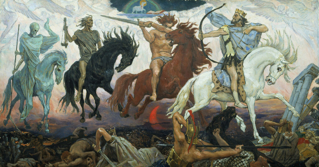 "Воины Апокалипсиса", худ. Виктор Васнецов, 1887