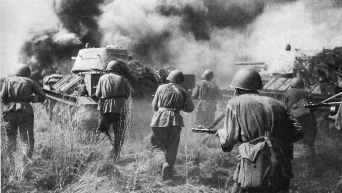 Сражение под Прохоровкой: контратака солдат Воронежского фронта