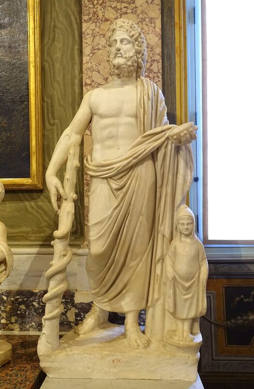 Римская статуя Асклепия, II век