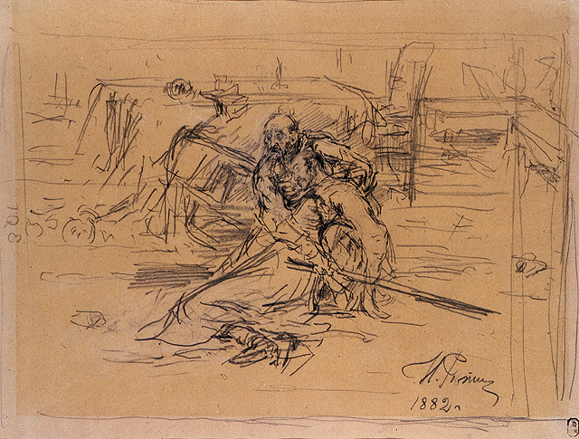 Эскиз картины, 1882 г.