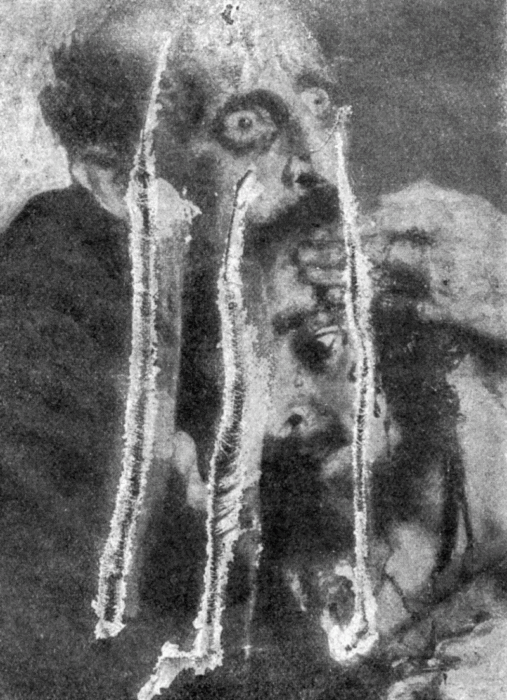 Исполосованные лица Ивана Грозного и царевича Ивана, 1913 год