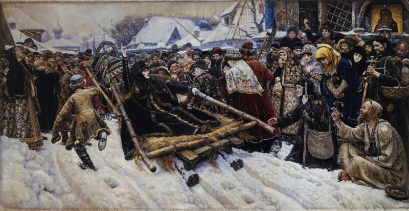 "Боярыня Морозова", худ. В. Суриков, 1884-1887