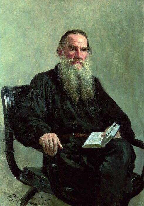 "Портрет Льва Толстого", худ. Илья Репин, 1887