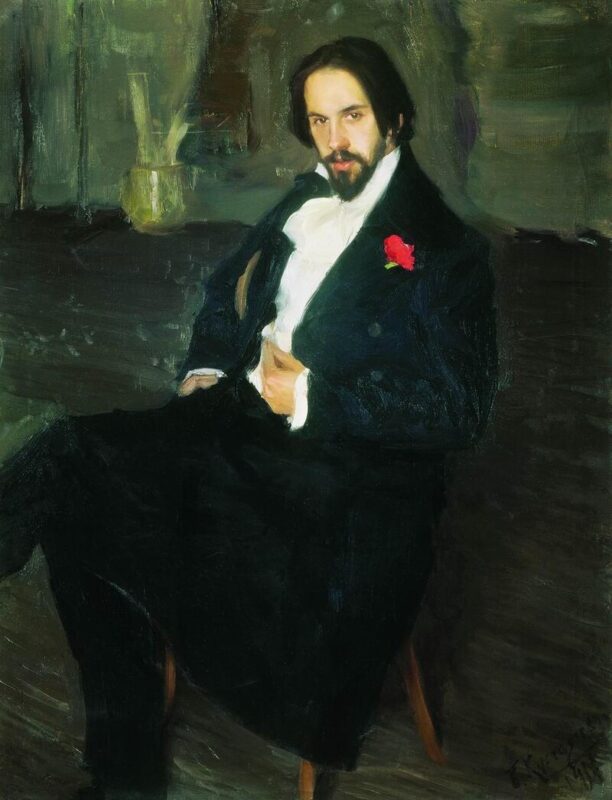 "Портрет Ивана Билибина", худ. Б. Кустодиев, 1901