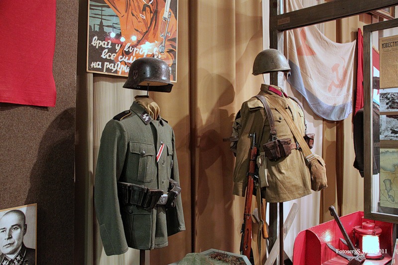 Экспозиция Музея обороны Ленинграда