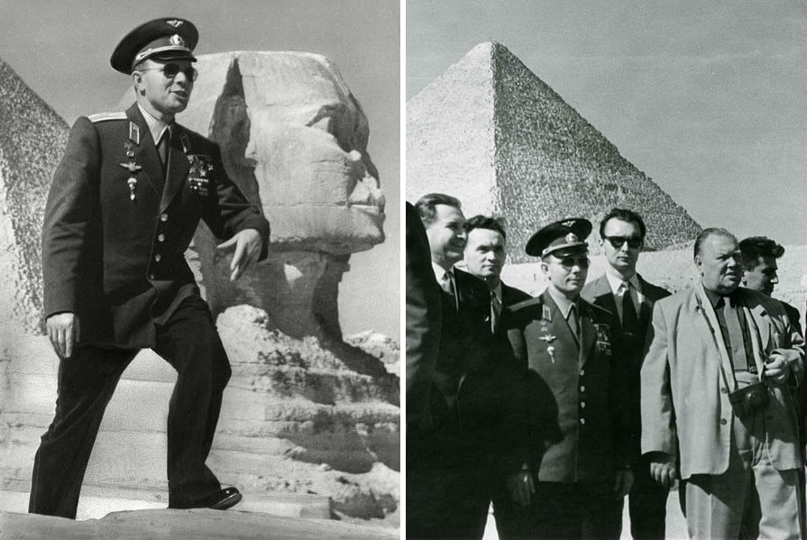 Юрий Гагарин в Египте