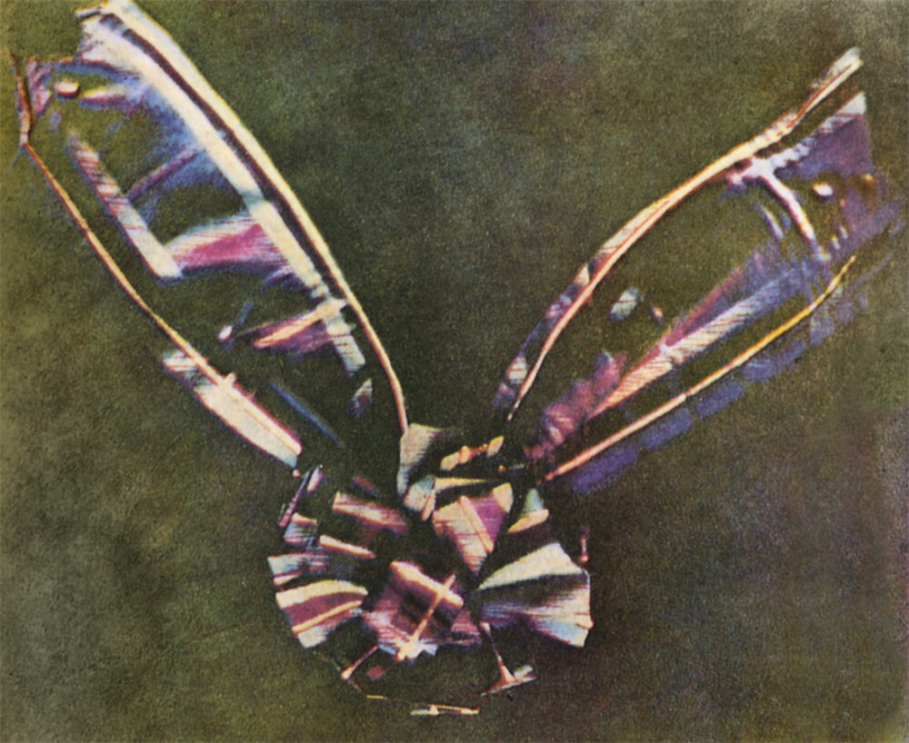 "Тартановая лента" — первая в мире цветная фотография