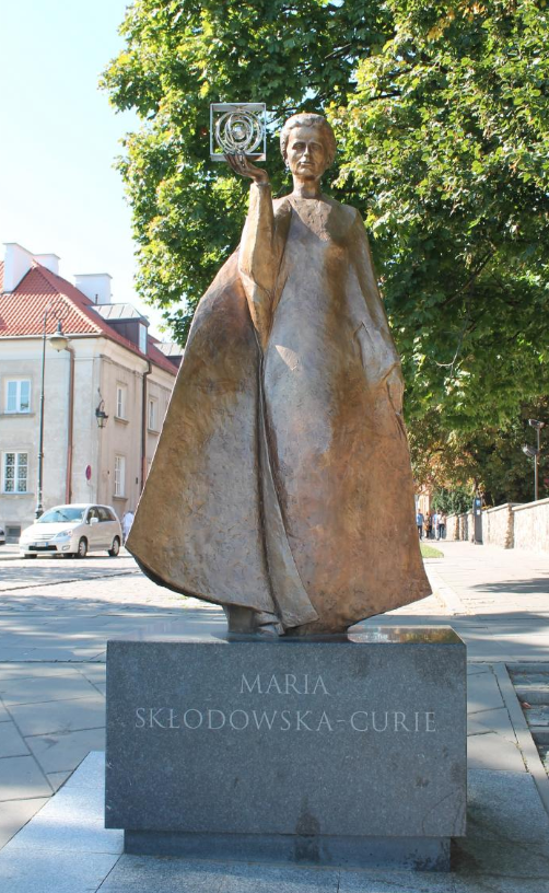 Памятник Марии Склодовской-Кюри (Варшава, Польша)